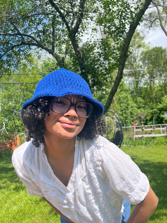 blueberry bucket hat