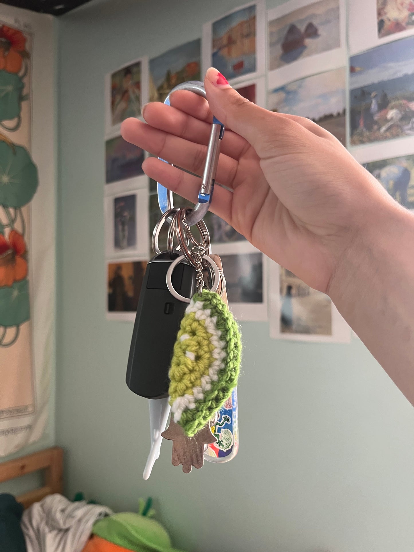 citrus keychain