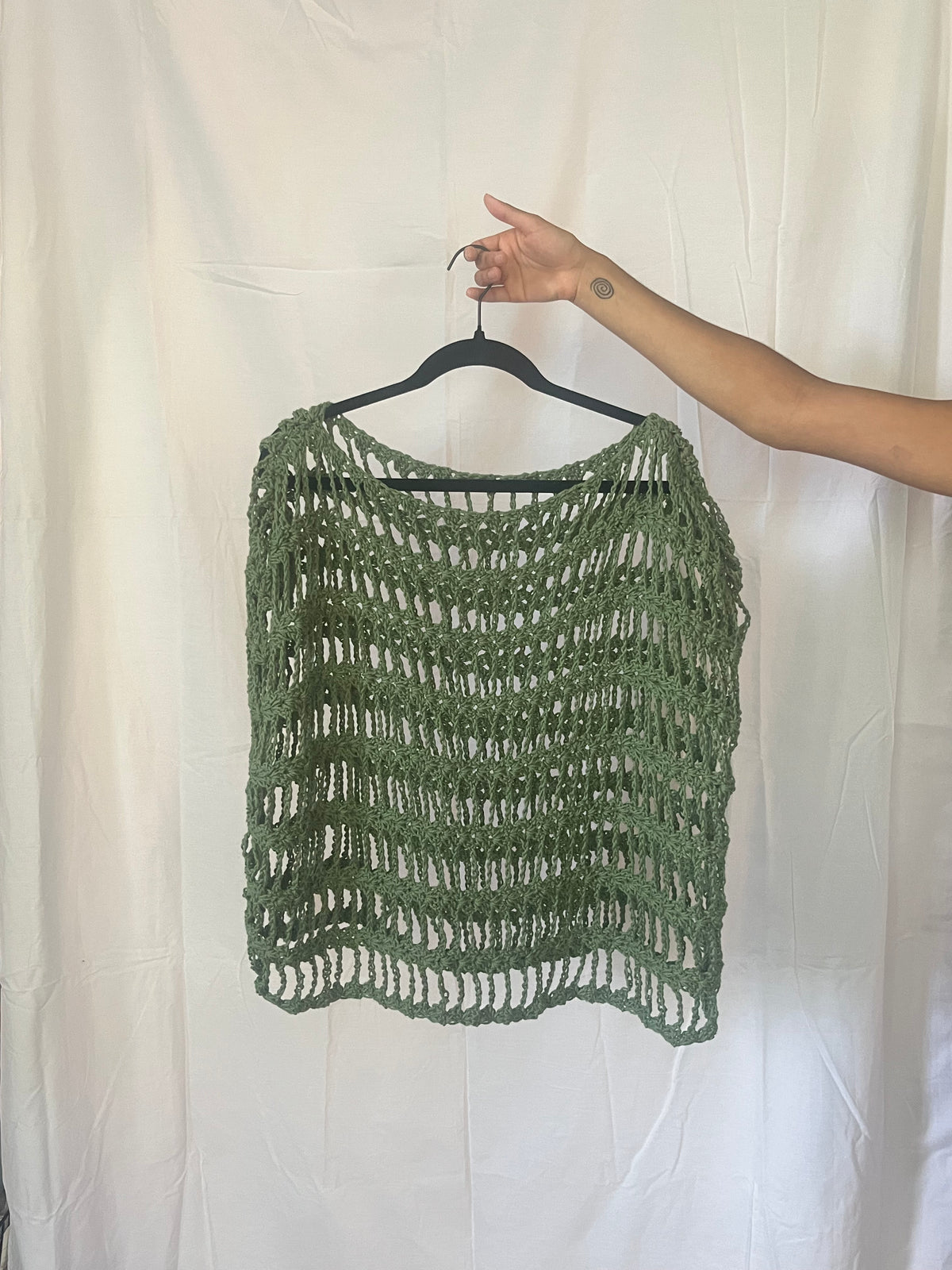 buttercup mesh poncho