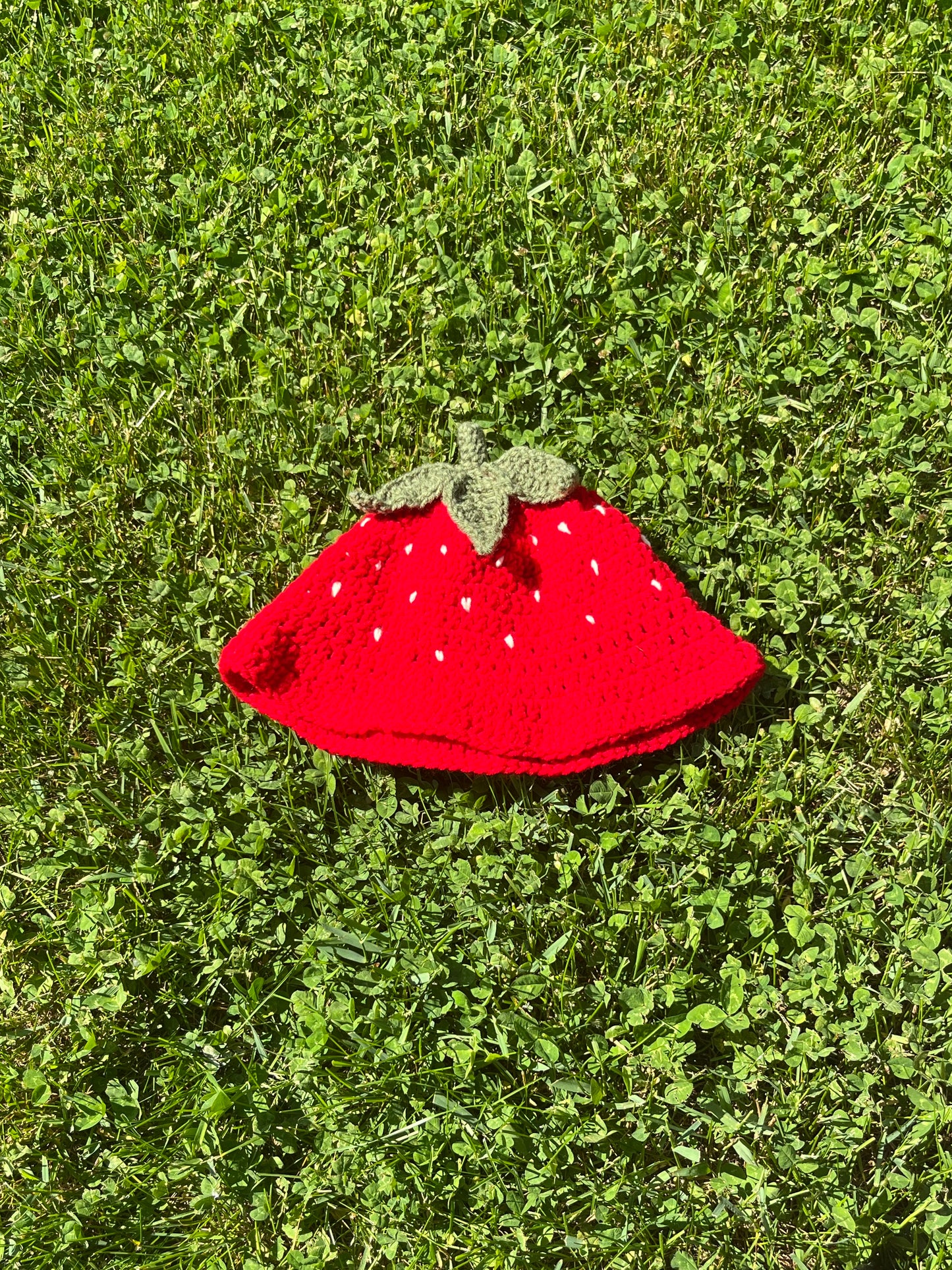 strawberry bucket hat