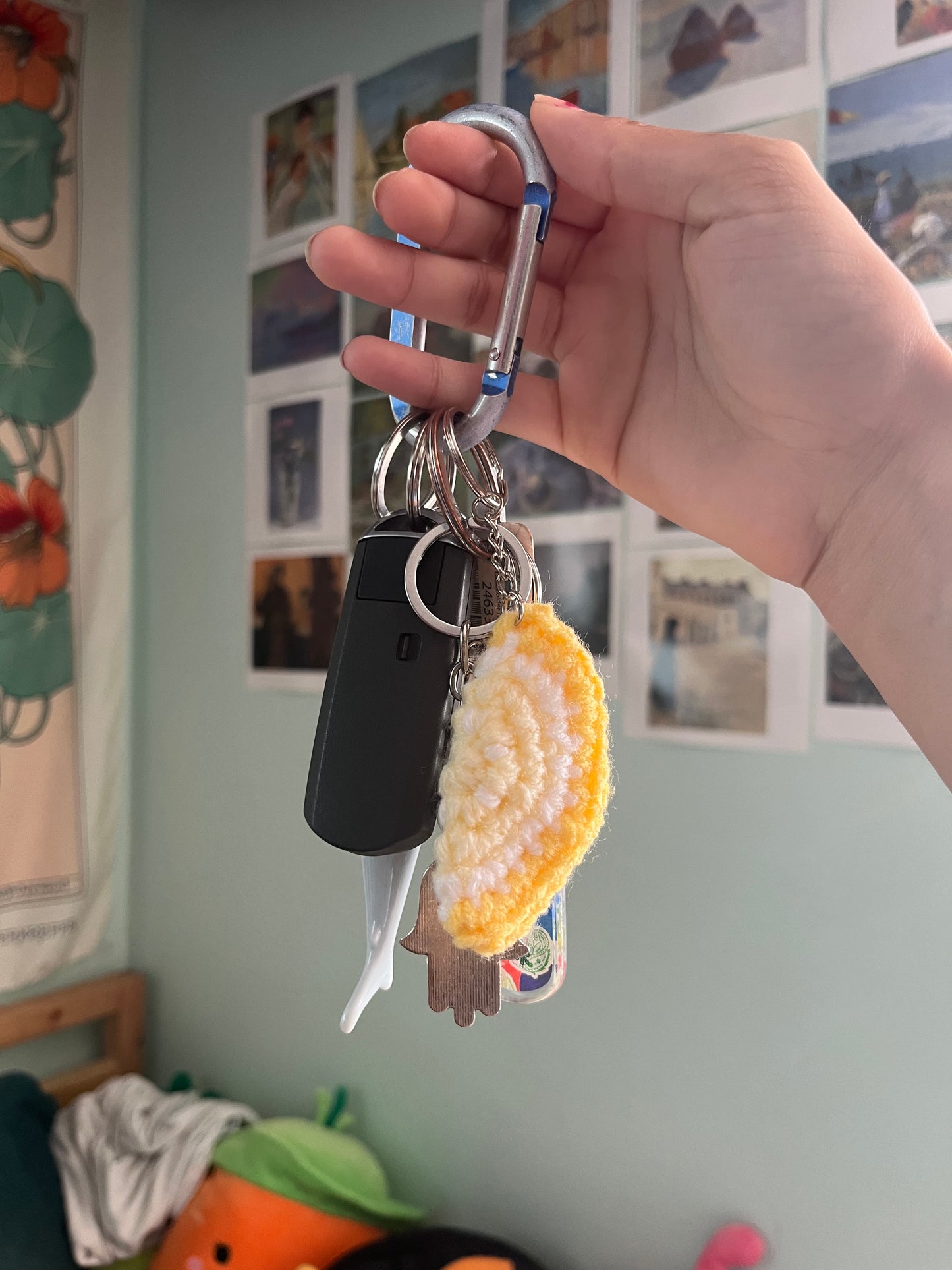 citrus keychain