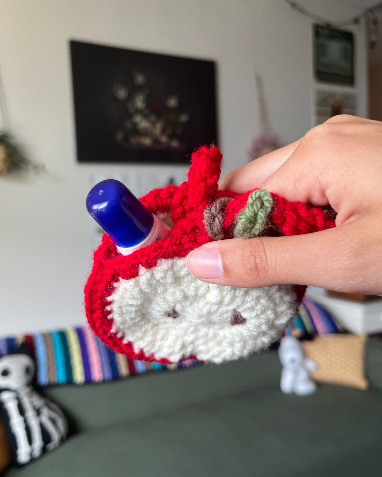 apple bag charm