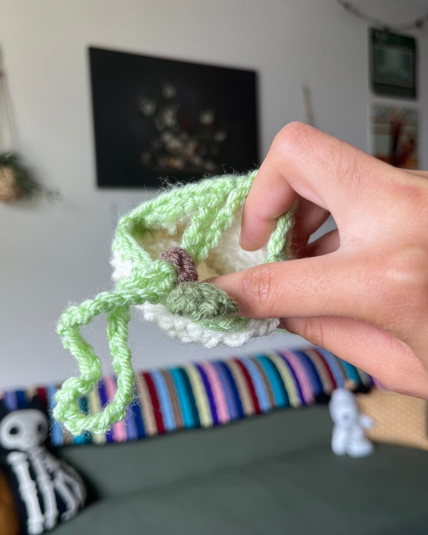apple bag charm
