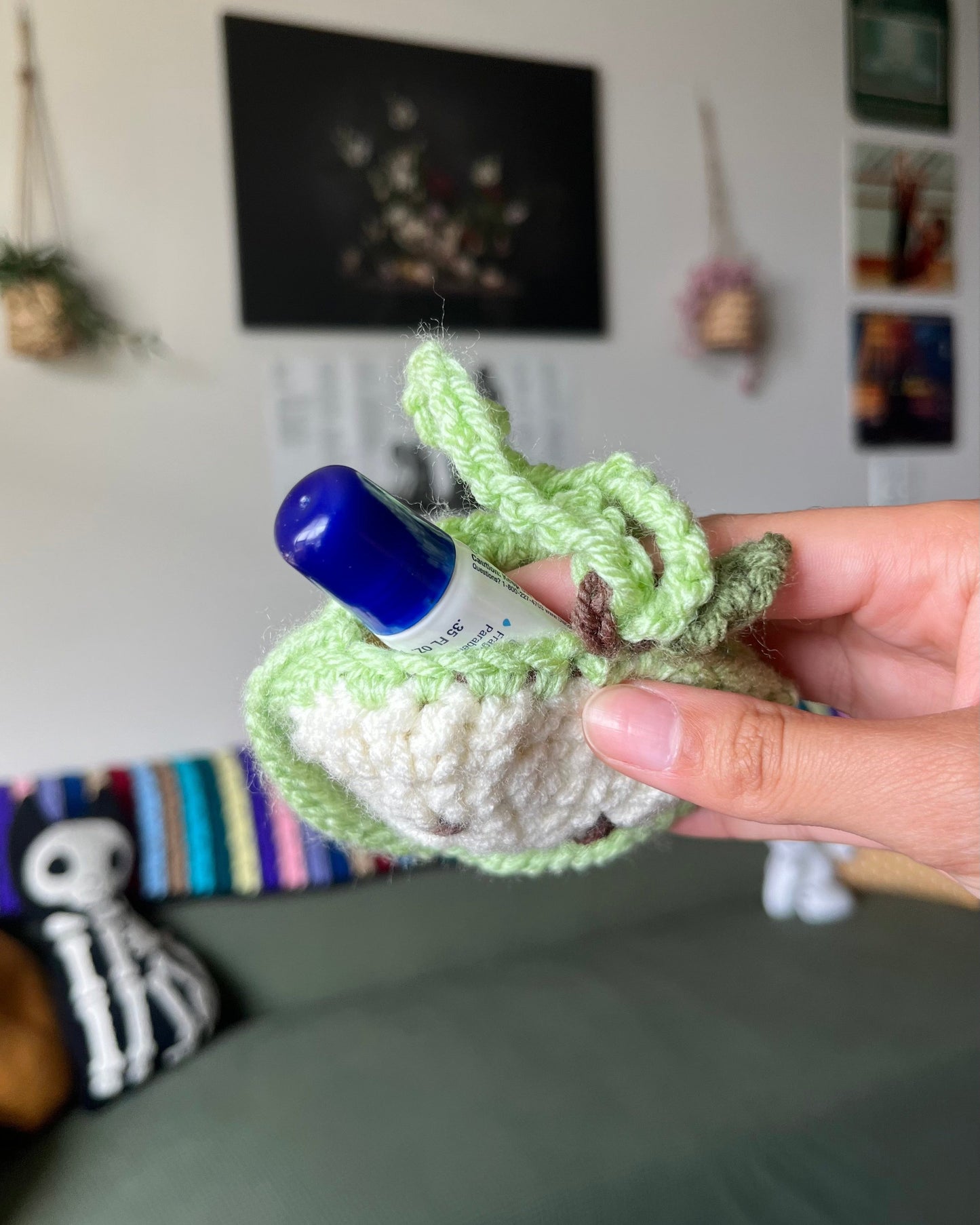 apple bag charm