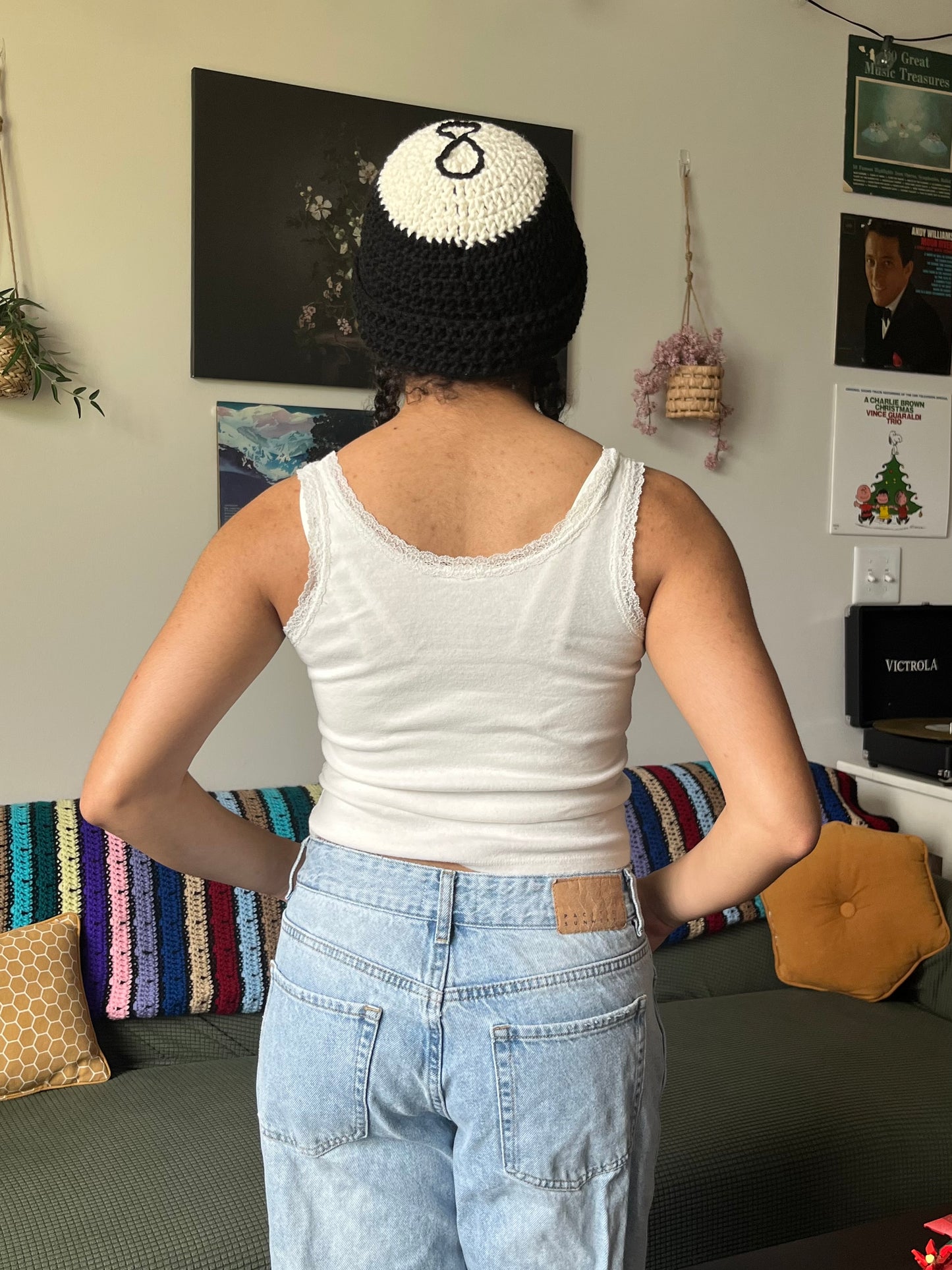 magic 8 ball beanie