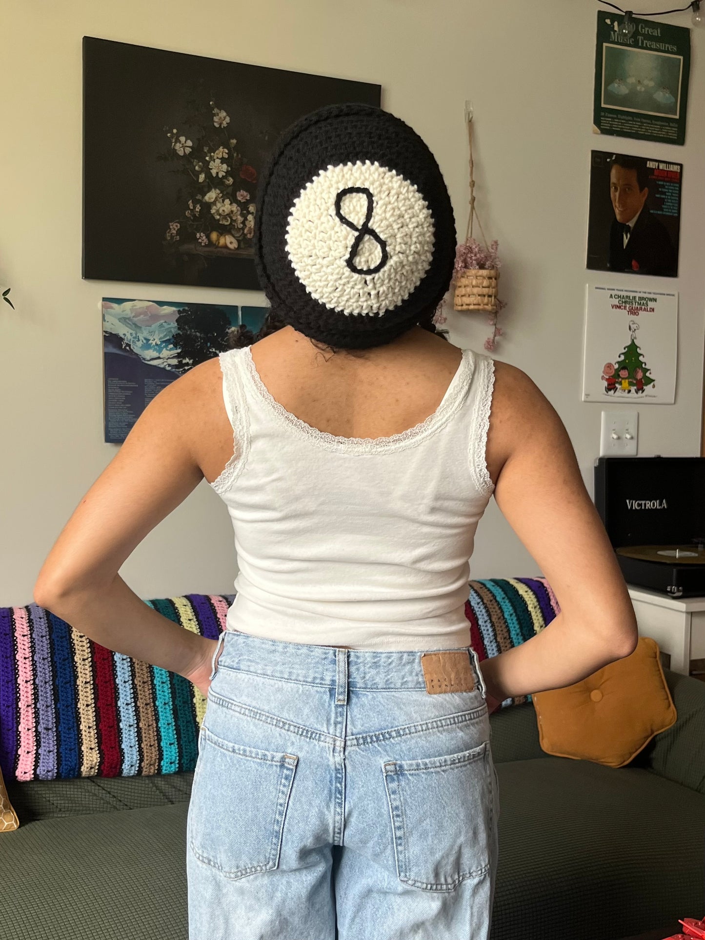 magic 8 ball beanie